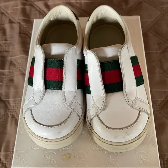 White Gucci sneakers