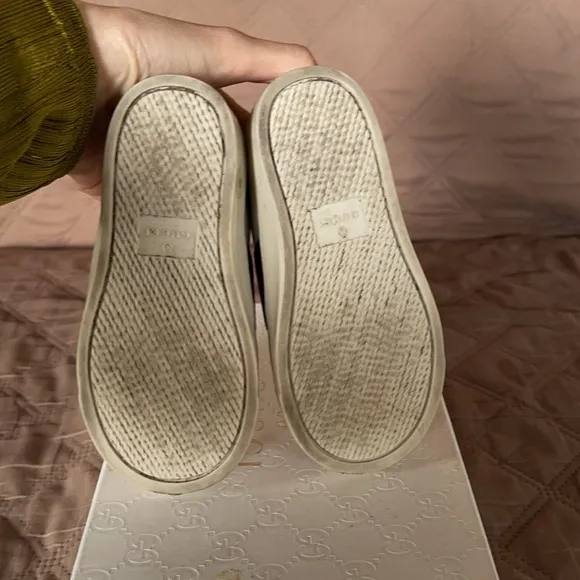 White Gucci sneakers