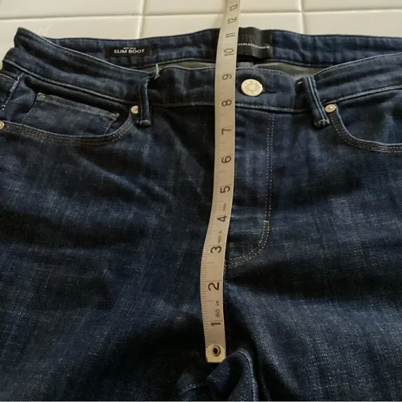 White House Black Market Mid Rise Slim Boot Jeans for ladies with long legs!