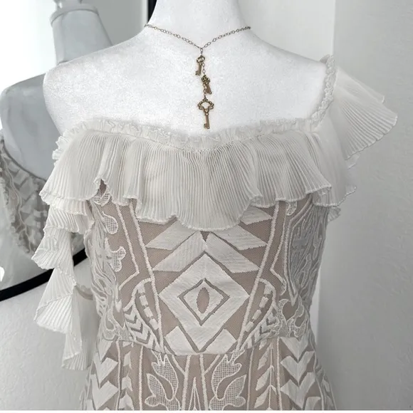 White lace dress Size Large