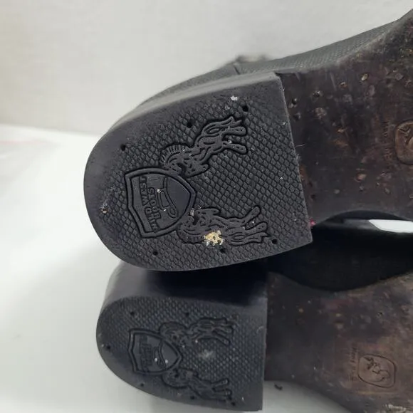 Wild West Men's Western Black Genuine Teju-Lizardskin  Boots Size 8.5  10424-708
