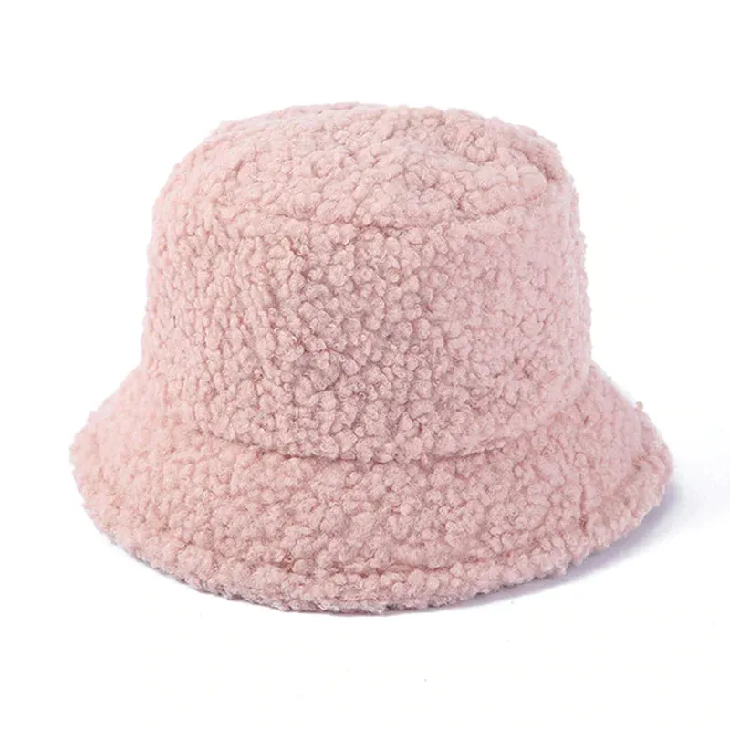 Winter Bucket Hats Women Men'S Panama Hat Double-Sided Warm Winter Panama Sun Fishing Hat Fisherman Cap for Boys/Girls Bob