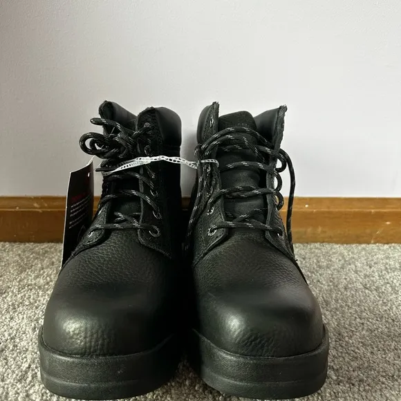 Wolverine Black Leather Men's Boots