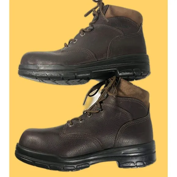 WOLVERINE DURASHOCK Water-Slip RESISTANT Safety Hard Toe Work Boots-Women 7-Men5