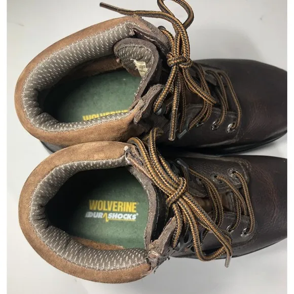 WOLVERINE DURASHOCK Water-Slip RESISTANT Safety Hard Toe Work Boots-Women 7-Men5
