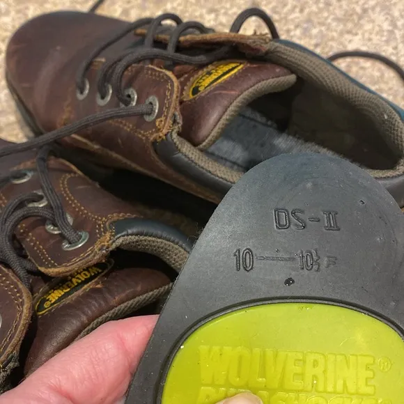 Wolverine DuraShocks Exert Oxford 10EW W04374 Work Shoes Leather (SHOES ONLY)