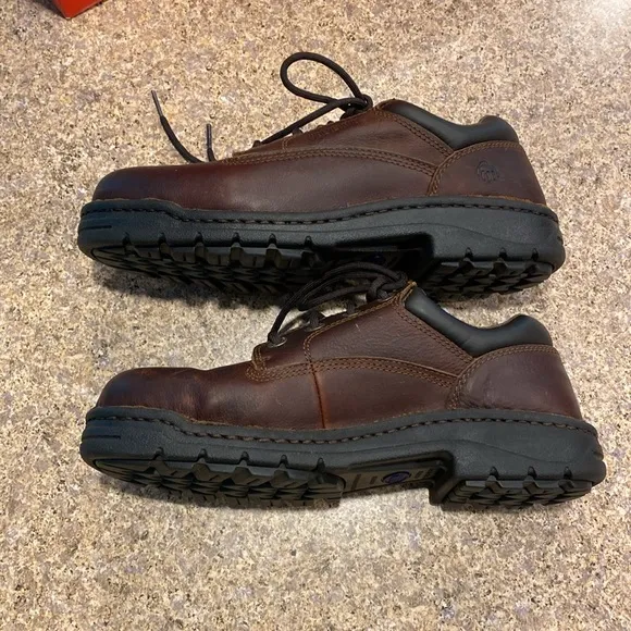 Wolverine DuraShocks Exert Oxford 10EW W04374 Work Shoes Leather (SHOES ONLY)