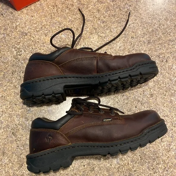 Wolverine DuraShocks Exert Oxford 10EW W04374 Work Shoes Leather (SHOES ONLY)