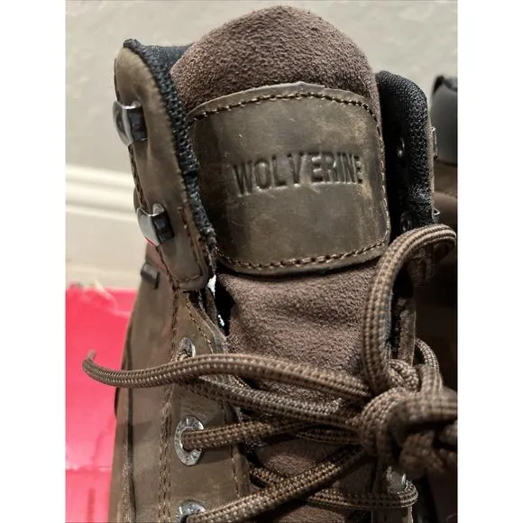 Wolverine Floorhand Men's 6&quot; Leather WP Steel Safety Toe Work Boots Size 11 M