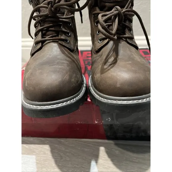 Wolverine Floorhand Men's 6&quot; Leather WP Steel Safety Toe Work Boots Size 11 M