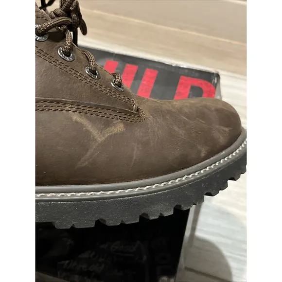 Wolverine Floorhand Men's 6&quot; Leather WP Steel Safety Toe Work Boots Size 11 M