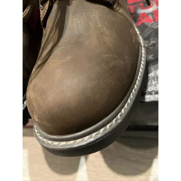 Wolverine Floorhand Men's 6&quot; Leather WP Steel Safety Toe Work Boots Size 11 M