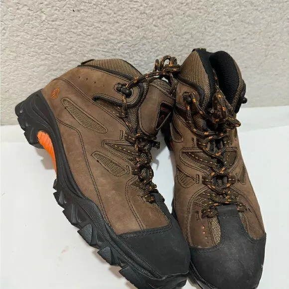 Wolverine Hudson  Steel Toe Work Boots Hiking Brown Mid Cut Size 9.5/42.5