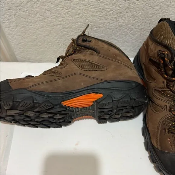 Wolverine Hudson  Steel Toe Work Boots Hiking Brown Mid Cut Size 9.5/42.5