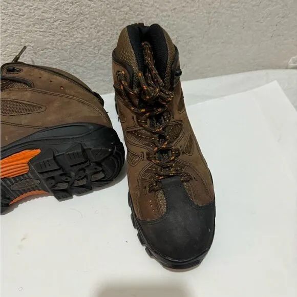 Wolverine Hudson  Steel Toe Work Boots Hiking Brown Mid Cut Size 9.5/42.5