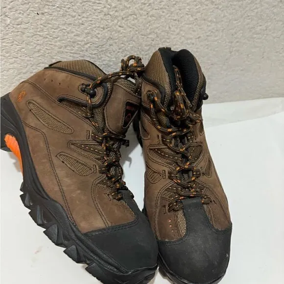 Wolverine Hudson  Steel Toe Work Boots Hiking Brown Mid Cut Size 9.5/42.5