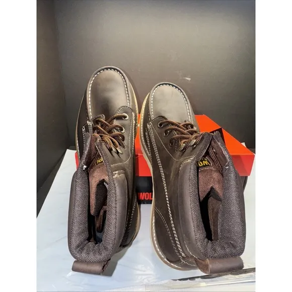 Wolverine Loader 6&quot; W10744 Mens Brown Ankle Round Toe Lace Up Work Boots Size 12