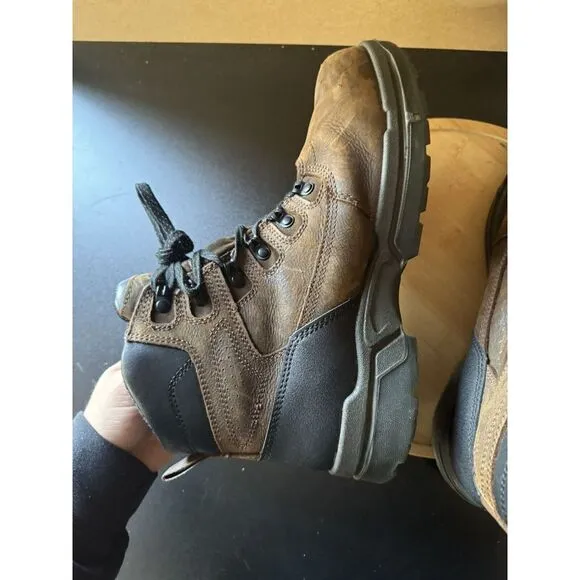 WOLVERINE - Men's I-90 DURASHOCKS 6&quot; WP Composite Toe Brown Leather Work ‎ 11M
