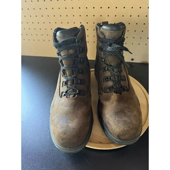 WOLVERINE - Men's I-90 DURASHOCKS 6&quot; WP Composite Toe Brown Leather Work ‎ 11M