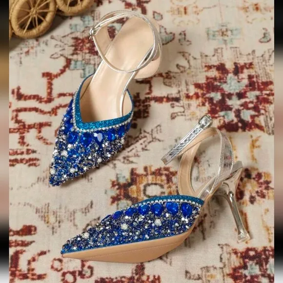 WomenFashion Pointed Toe Stiletto Heel Slip-On Pumps,Versatile For Daily Commute