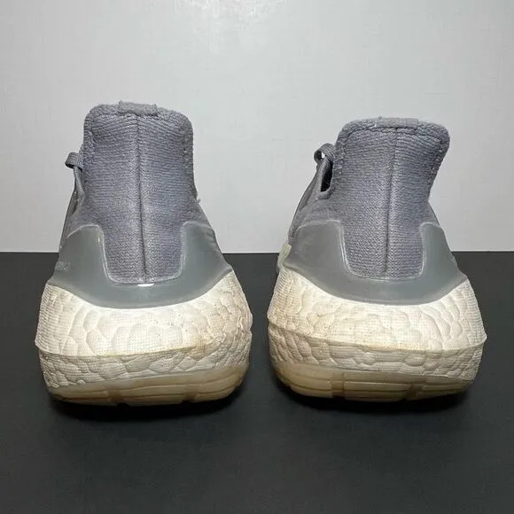 Womens ADIDAS UltraBoost 21 Gray Running Shoes / Size 8