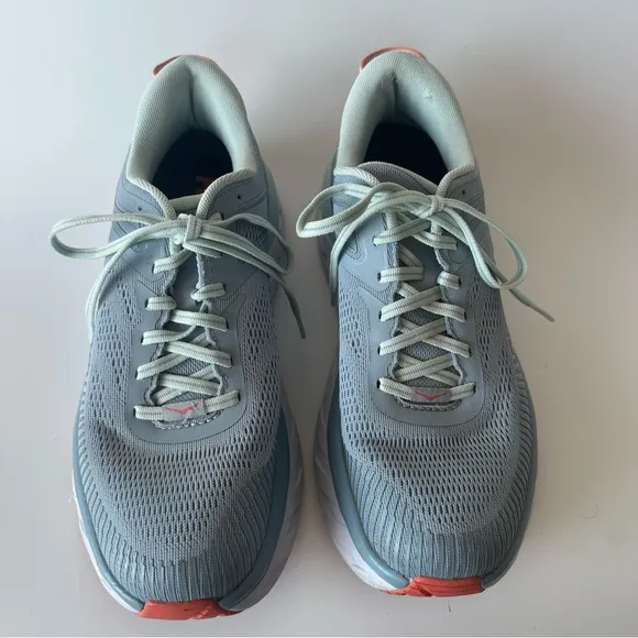 Women's HOKA Bondi 7 Running Shoes Blue Size 9.5