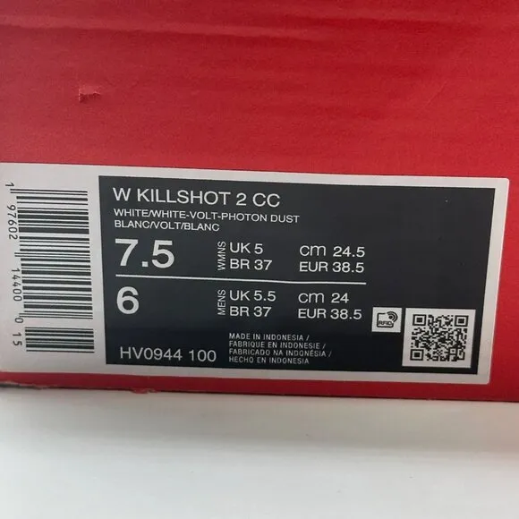 Women's Nike Killshot 2 Casual Everyday Shoes White HV0944-100 Size 7.5