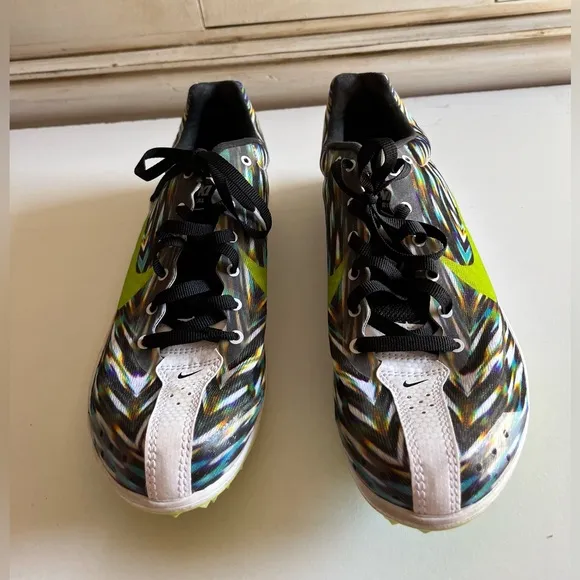 Womens NIKE Zoom Rival D Multicolor Track Running Shoes Size 7.5