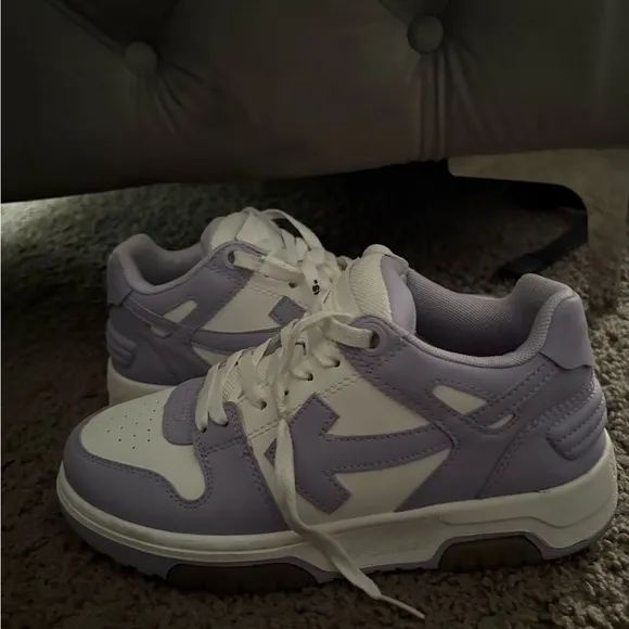Women's Purple and White Sneakers