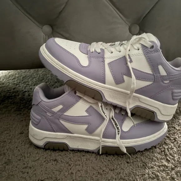 Women's Purple and White Sneakers