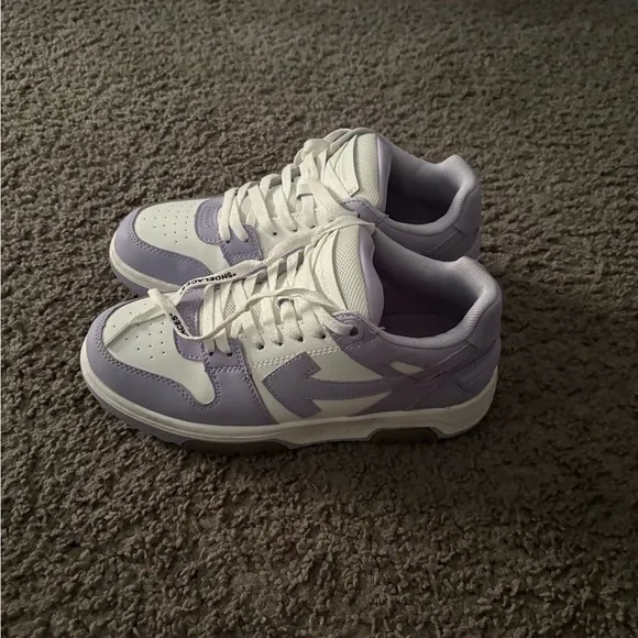 Women's Purple and White Sneakers