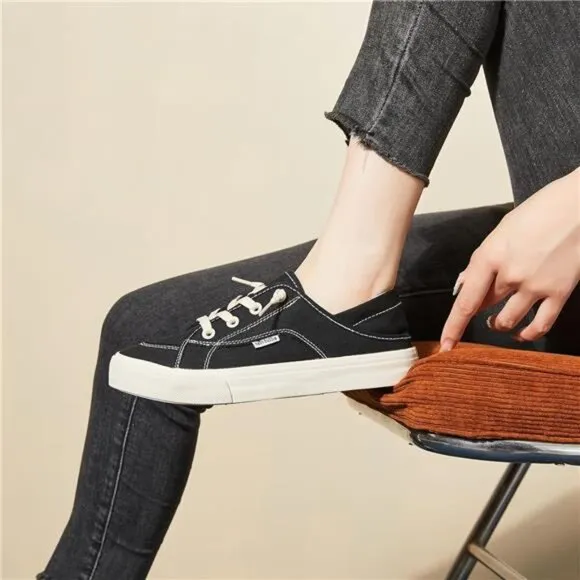 Women's Slip on Shoes Canvas Shoes Non Slip Fashion Sneakers for