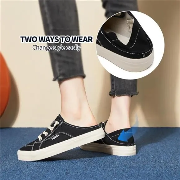 Women's Slip on Shoes Canvas Shoes Non Slip Fashion Sneakers for