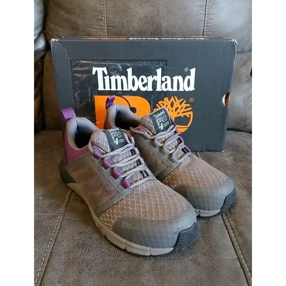Womens Timberland Pro Radius Composite ToeSafety Work Sneakers Shoes Sz 9 W #771
