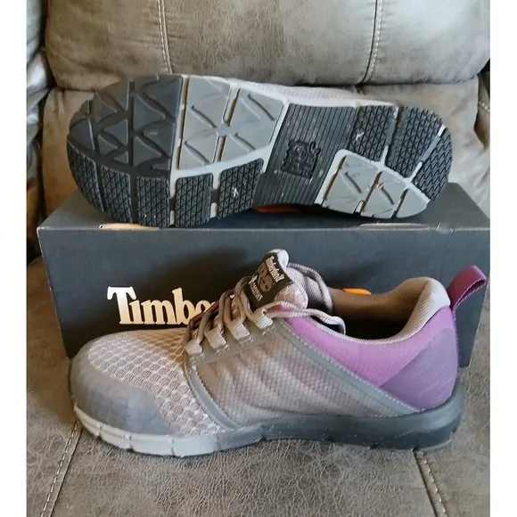 Womens Timberland Pro Radius Composite ToeSafety Work Sneakers Shoes Sz 9 W #771