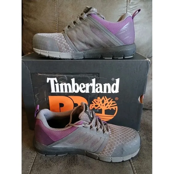 Womens Timberland Pro Radius Composite ToeSafety Work Sneakers Shoes Sz 9 W #771