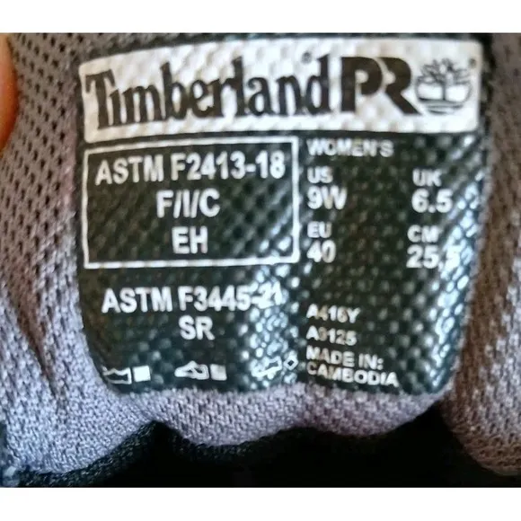Womens Timberland Pro Radius Composite ToeSafety Work Sneakers Shoes Sz 9 W #771