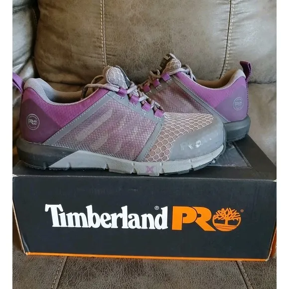 Womens Timberland Pro Radius Composite ToeSafety Work Sneakers Shoes Sz 9 W #771