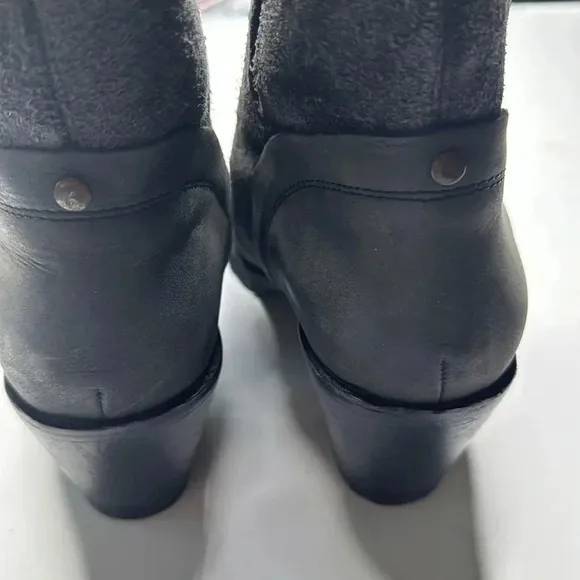 Woolrich Size 9.5 KIVA Gray Winter Smoke Leather Western Boots New Womens Shoes