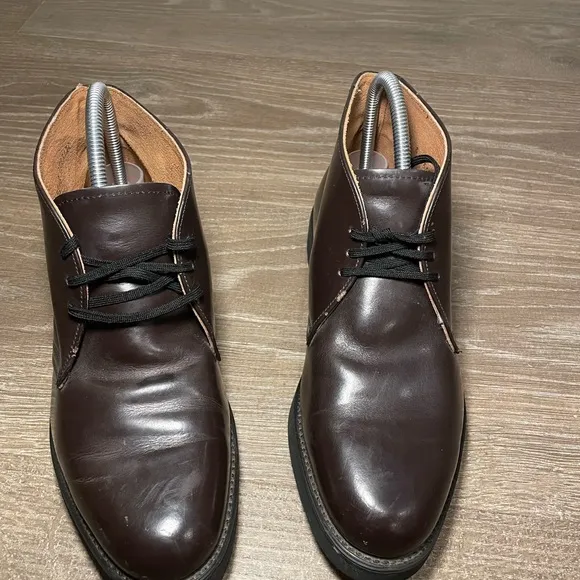 Work America Chukka Boots Brown Size 7E 557-8 Men's Leather