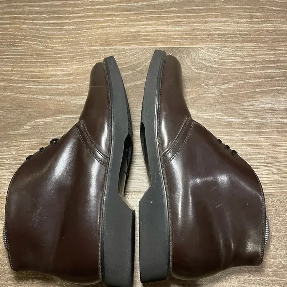 Work America Chukka Boots Brown Size 7E 557-8 Men's Leather