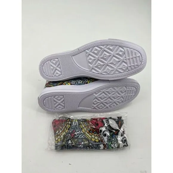 Yes We Vibe High Top Sneakers Socks Hamsa Hand Rare Mens Size 9.5