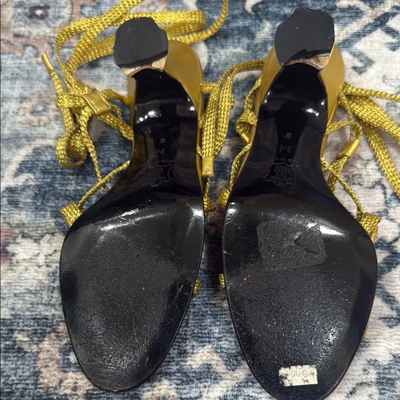 Yves Saint Laurent Women's Gold Sandals/heels