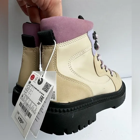 Zara kids colorful hiking boots 2165/832
