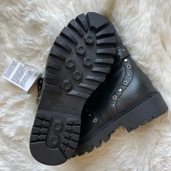 ZARA, new, black boots, size 29