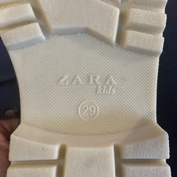 Zara Toddler Kids Leather Boots Hiking Boots Fall Winter Boots