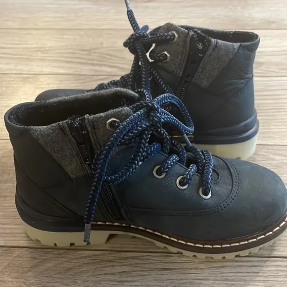 Zara Toddler Kids Leather Boots Hiking Boots Fall Winter Boots